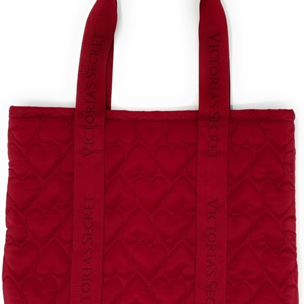 Victoria's Secret Quilted Red Tote